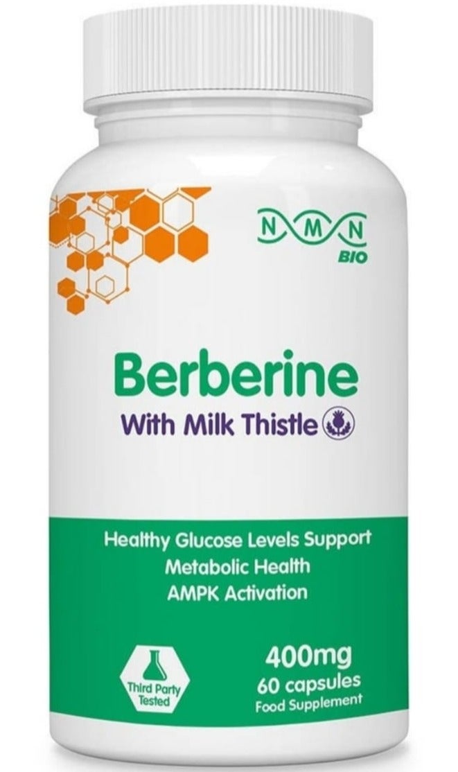 NMN Bio Berberine 400mg (Natural Metabolic & Glucose Support, 60 Caps) - Image 1